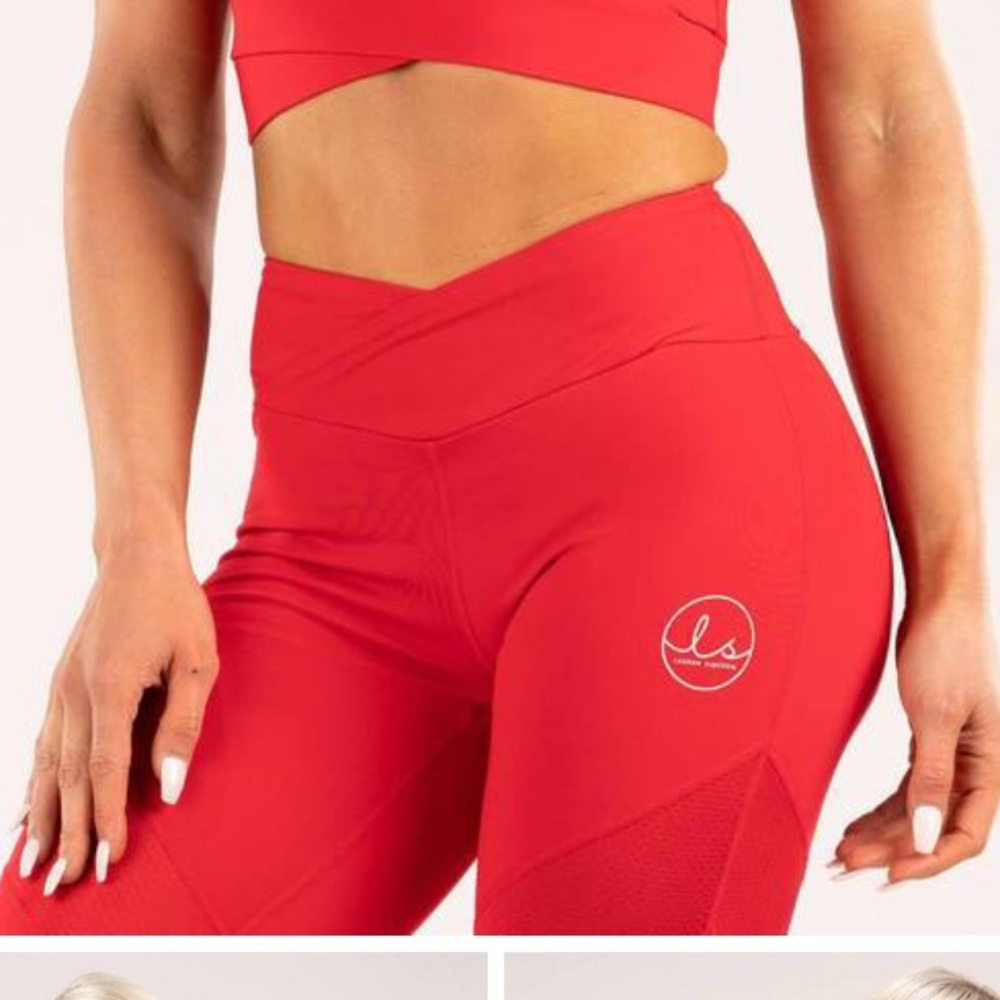 Ryderwear: Lauren Simpson - Red Leggings